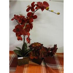 2 Decorative Flowers