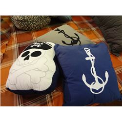 Set of 3 Pirate Theme Pillows