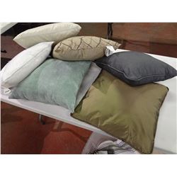 6 Assorted Pillows