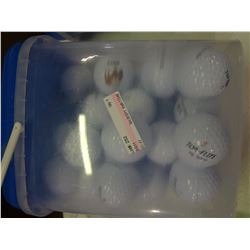 Tub of Golf Balls