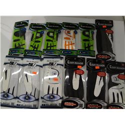 Lot of 12 Golf Gloves
