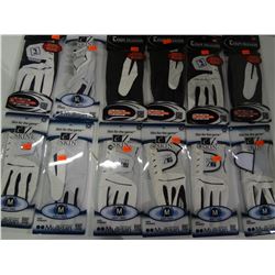 Lot of 12 Golf Gloves