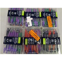 Lot of 6 Boxes of Pens 30 pens in each box