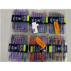Lot of 6 Boxes of Pens 30 pens in each box