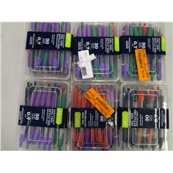 Lot of 6 Boxes of Pens 30 pens in each box