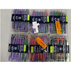 Lot of 6 Boxes of Pens 30 pens in each box
