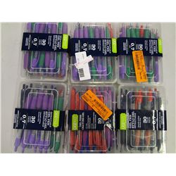 Lot of 6 Boxes of Pens 30 pens in each box