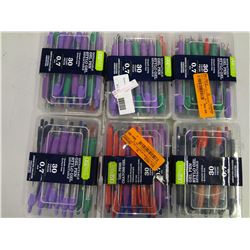 Lot of 6 Boxes of Pens 30 pens in each box