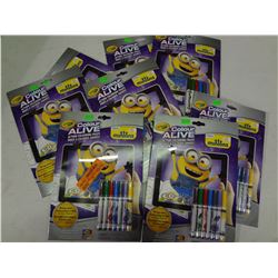 Lot of 8 Minion Colouring Book