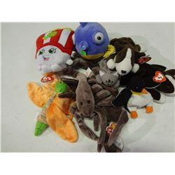 Lot of 9 Beenie Babies