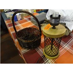 Lamp & Basket