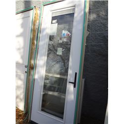 New 8' Entry Door Comes with insert Which has blinds