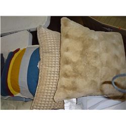 3 throw pillows