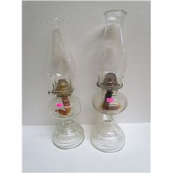 2 Coal Oil Lamps