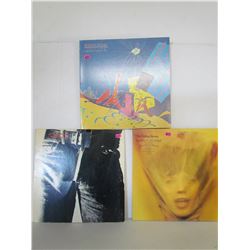 3 Excellent Condition "Rolling Stones" Records (Except 1 is missing zipper) (See pictures for titles