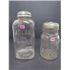 Image 1 : 2 Atlas Jars Clear ( 1 ez seal 1 mason)