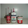 Image 1 : 3 Texaco oil tins 2 handi oiler 1 cyl lube