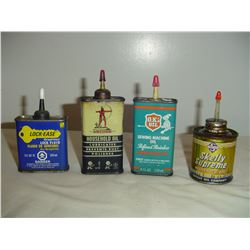 4 all different handy oilers