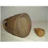 Image 1 : 2 round wooden butter presses lge. and sm.