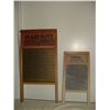 Image 1 : 2 old washboards