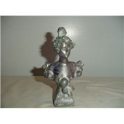 nice victorian spelter bust