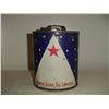 Image 1 : 1 gallon round North Star oil tin