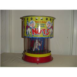 circus country store motion hot nut advertising display machine