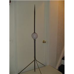 lightning rod complete with glass ball
