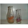 Image 1 : 2 Saskatchewan advertising milk bottles