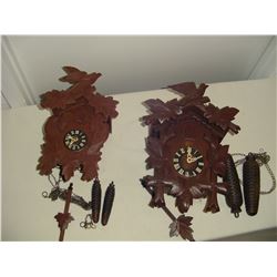 2 coo-coo clocks all complete