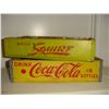 Image 1 : 2 wooden pop crates coca -cola and squirt