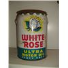 Image 1 : white rose 5 gallon oil pail