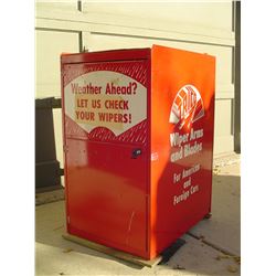 service station trico metal wiper blade storage cabinet