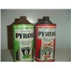Image 1 : 2-1 quart pyroil oil tins 1 aviation
