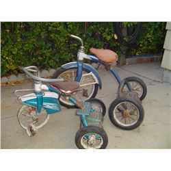 2 ,1950's tricycles to restore