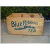 Image 1 : large wooden 100 lb tea crate