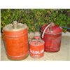 Image 1 : 3 old gas containers