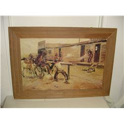 barn board western picture