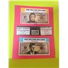 Image 1 : Famous Americans John Cash, John F Kennedy on one million dollar bank notes and historic Kennedy Sta