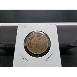 1916 Canadian one cent