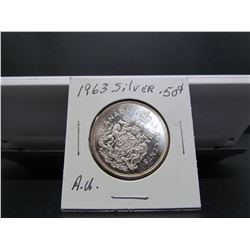 1963 Canadian Silver 50 cents
