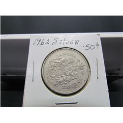 1962 Canadian Silver 50 cents