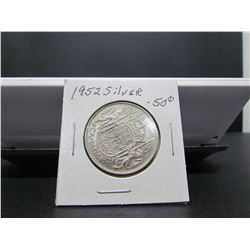 1952 Canadian Silver50 cents