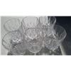 Image 2 : 4 sets of glasses - crystal + colored