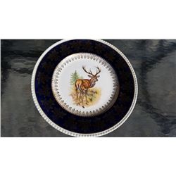 10.5" Dinner Plate with deer- England