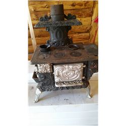 Rare Miniture cook stove 24"x20"x12" Bucks stove + Range Co