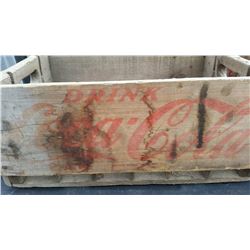 Wooden Coca Cola Create (red)