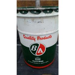B/A 5gal oil can- V.good