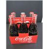 Image 1 : 6 x 200ml Coca Cola 6pack Full unopened Old Original bottles Non print Embossed bottles