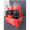 Image 3 : 6 x 200ml Coca Cola 6pack Full unopened Old Original bottles Non print Embossed bottles